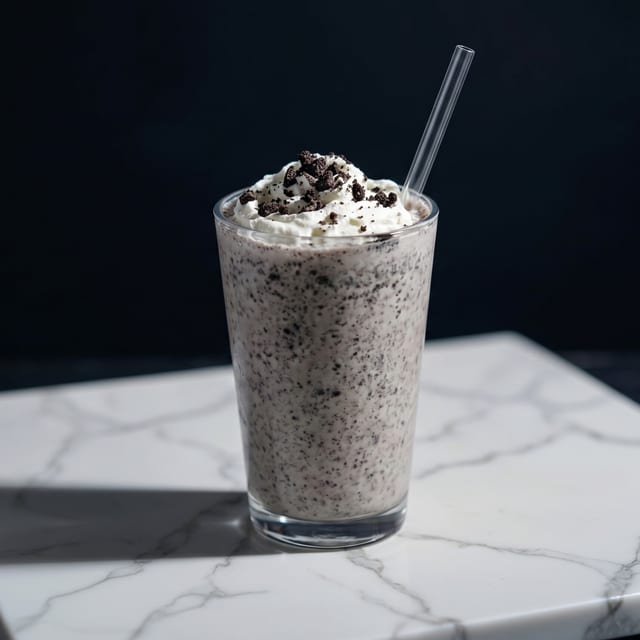 Cookies and Cream Smoothie.